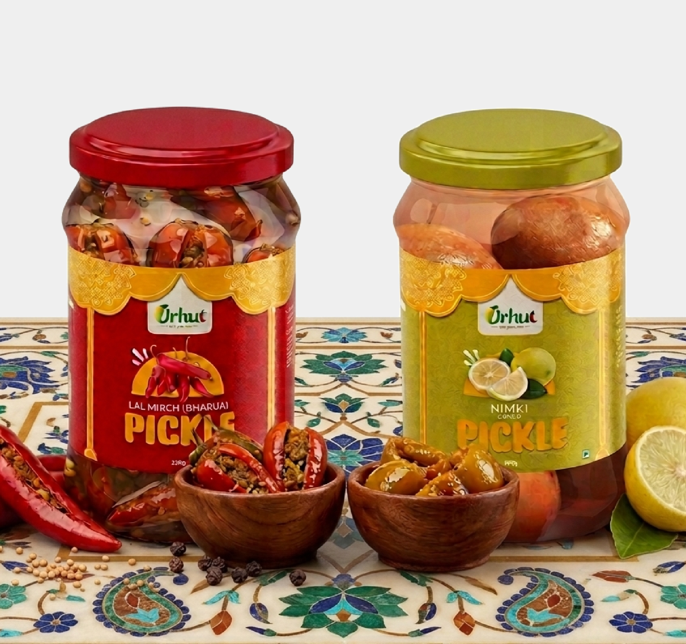 Lal Mirch Bharwa & Lemon (Nimki) (250g + 250g)
