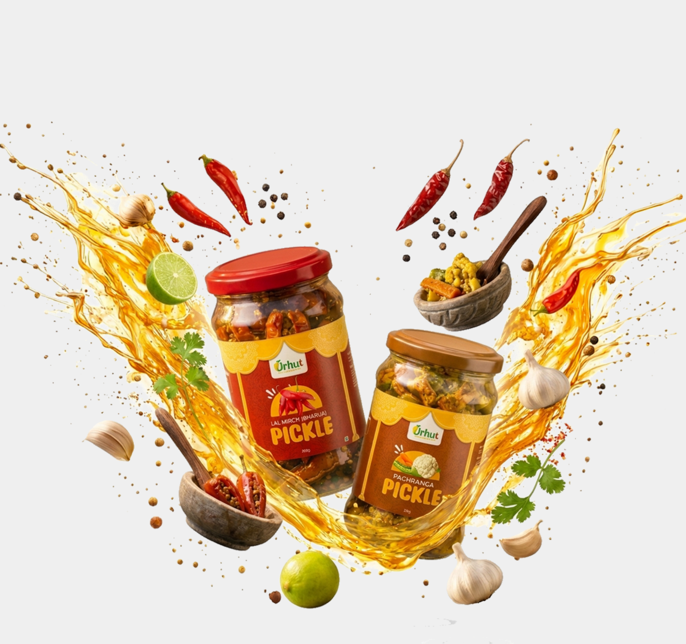 Lal Mirch Bharwa & Mix Veg (Panchranga) (250g + 250g)